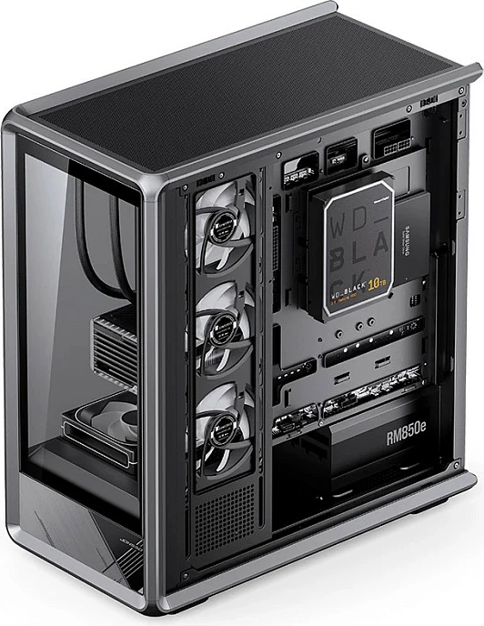 Kasë Jonsbo D401, Midi Tower ATX, Tempered Glass, e zezë