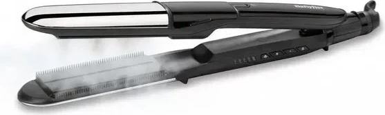Drejtues flokësh, BaByliss ST496E, 170-230°C me avull, pllaka 39 mm, jonizim, i zi