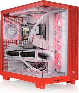 Kasë Thermaltake View 380 XL TG ARGB, Midi Tower, ATX, Flaming Orange