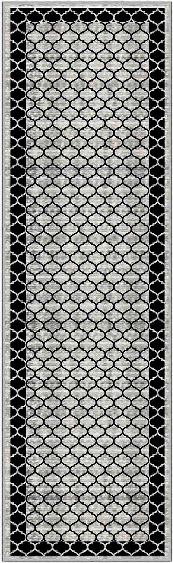 Qilim (100x150) Conceptum Hypnose, Wooylk0010, i bardhë, gri, i zi