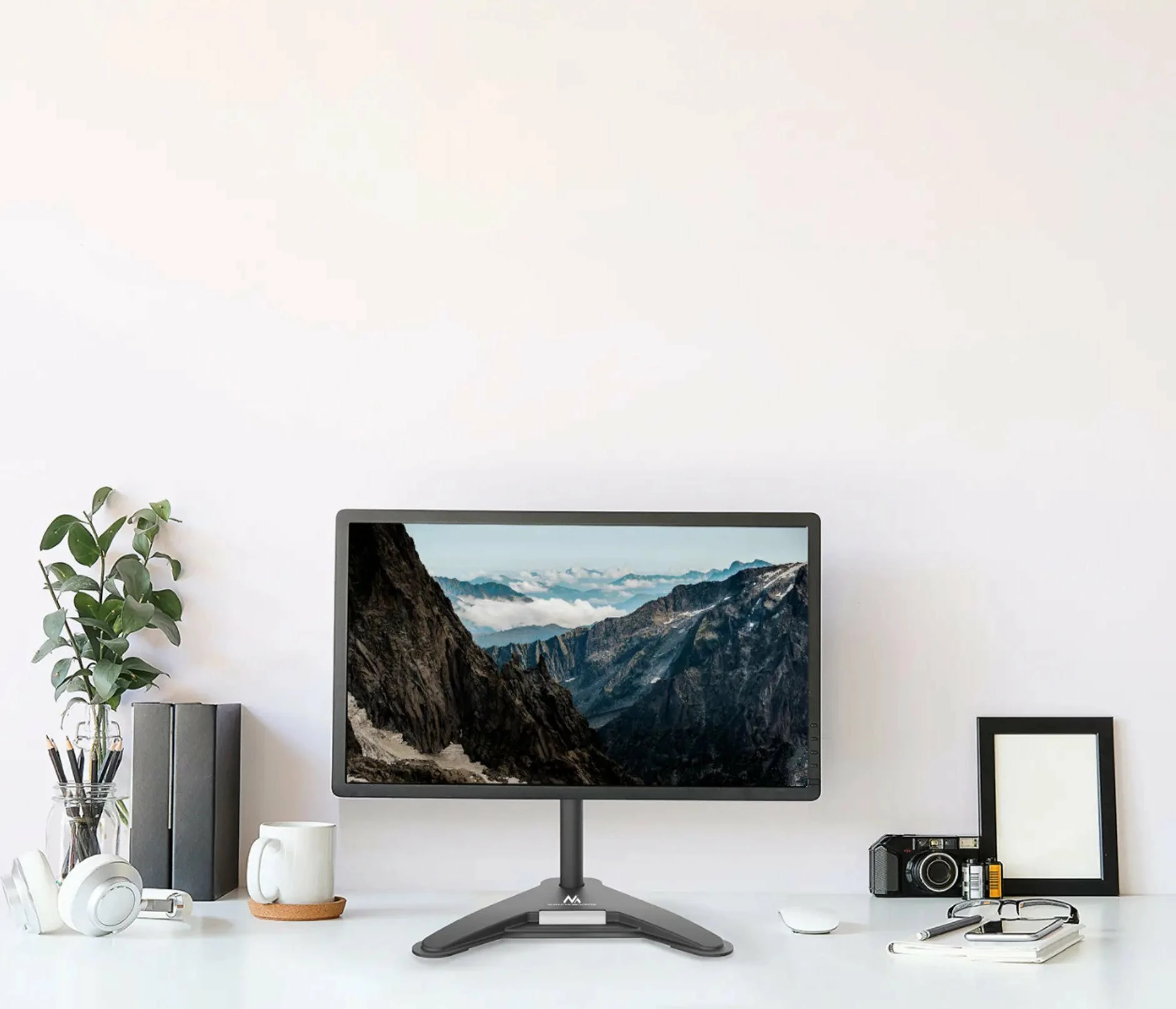 Mbajtëse monitori Maclean MC-987, VESA 100x100, 13-27\", deri 8 kg, e zezë