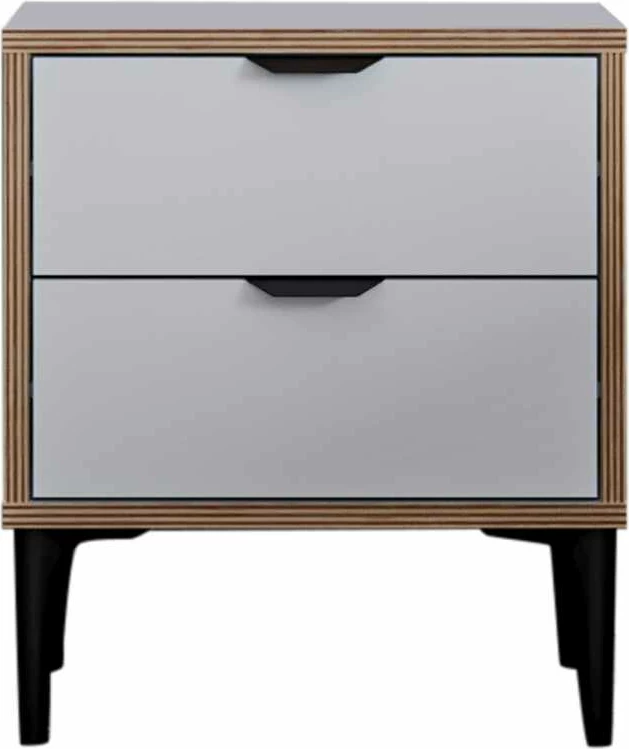 Komodinë natës Skye Decor, Arden, e bardhë