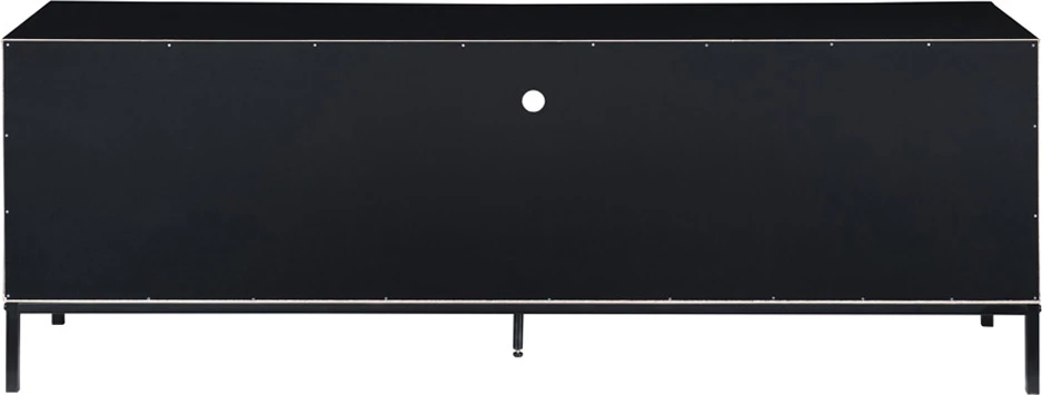 Komodë TV Blackbird, ngjyrë lisi Riviera dhe e zezë, 160x40.5x58 cm