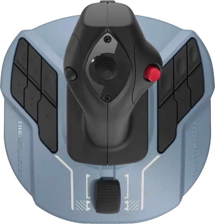 Joystick fluturimi Thrustmaster TCA Sidestick Airbus Edition, HallEffect, për PC/Windows, me 4 module të ndërrueshme, blu e çelët/zezë, set me 4 kapakë