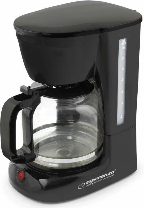 Aparat kafeje me pikim, Esperanza EKC005 Arabica 1.8 L 950 W (14 filxhanë), zi