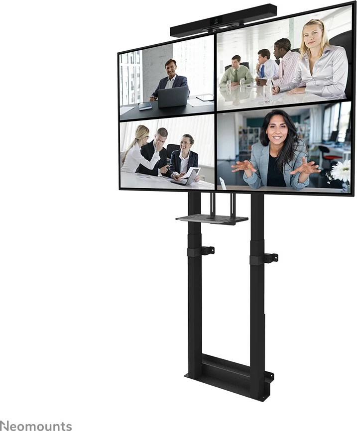 Kit montimi universal Neomounts AV1-875BL1, për videobar e multimedia, çelik, 9 kg, i zi