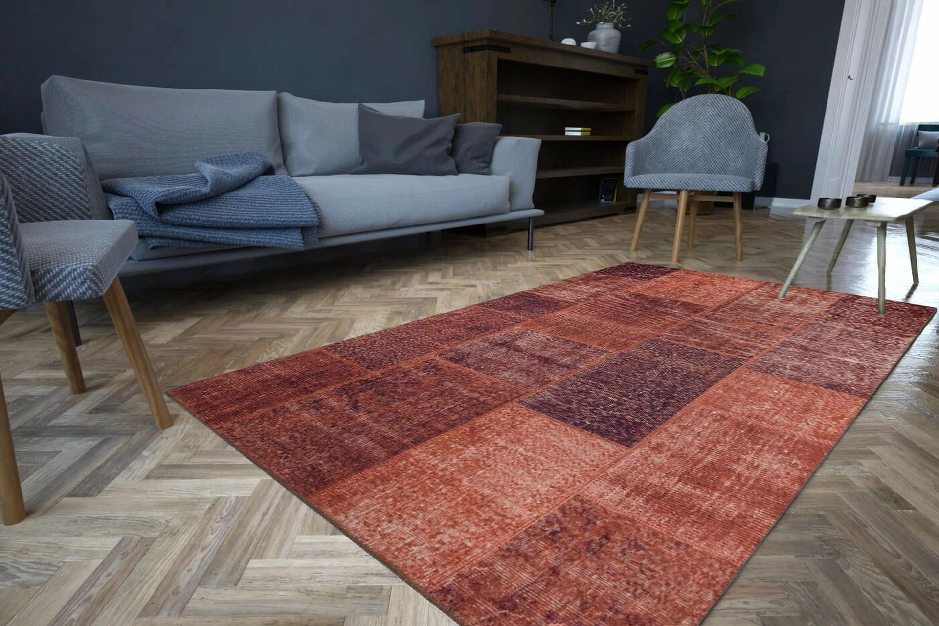 Qilim Conceptum Hypnose Jazz Chenille, shumëngjyrësh, 210x310 cm