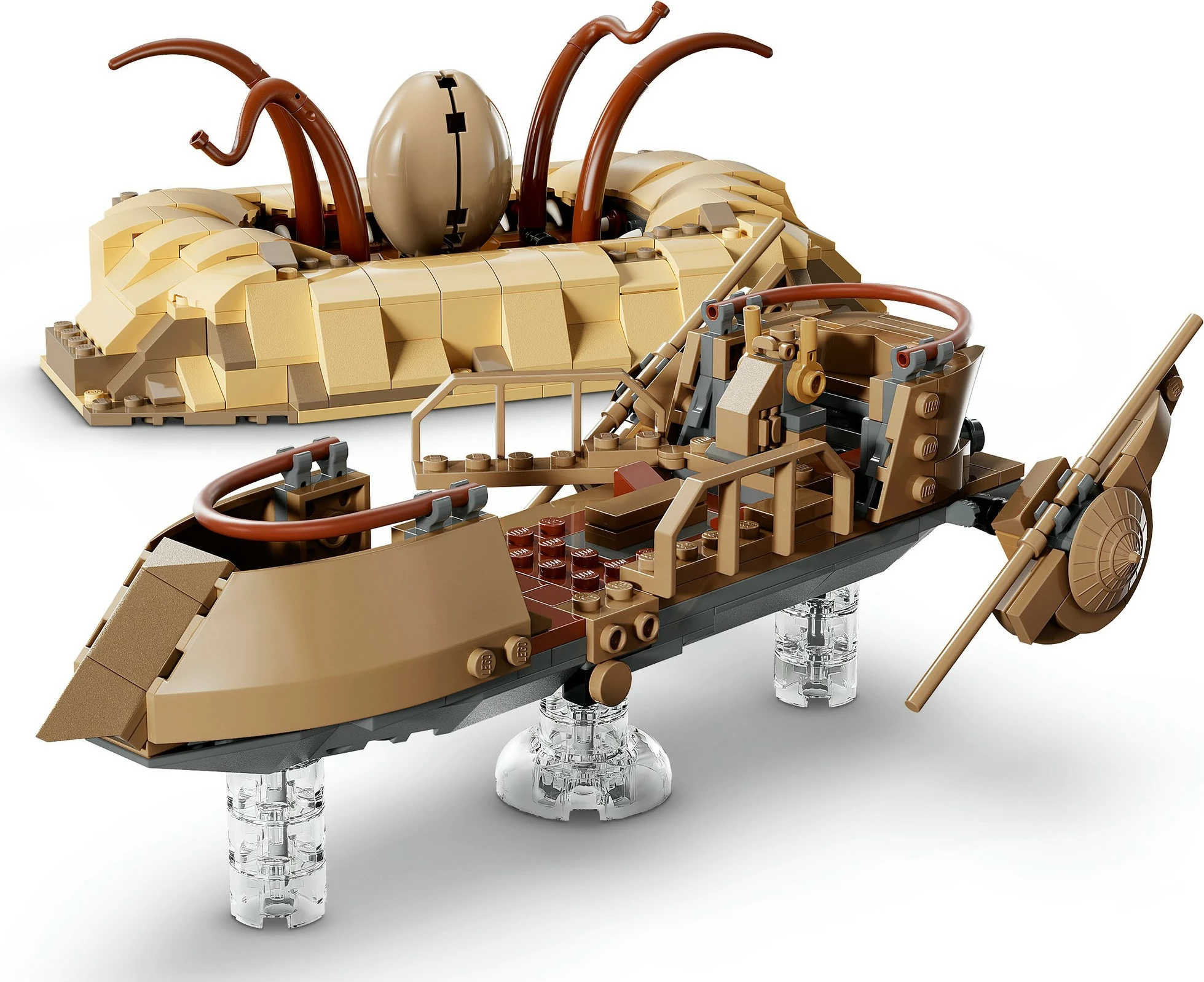 Set ndërtimi LEGO Star Wars 75396 Desert Skiff & Sarlacc Pit, 558 pjesë, shumëngjyrësh
