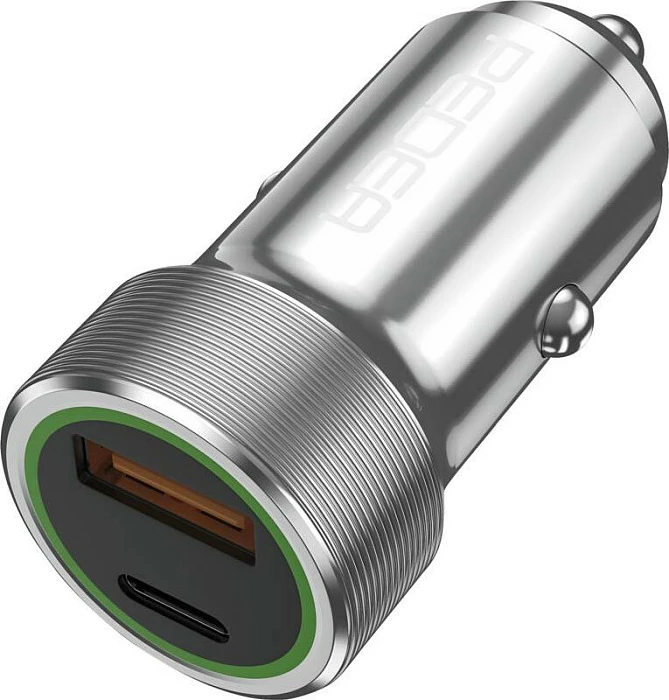Karikues veture PEDEA 60040110, 20W, USB-A + USB-C, Silver