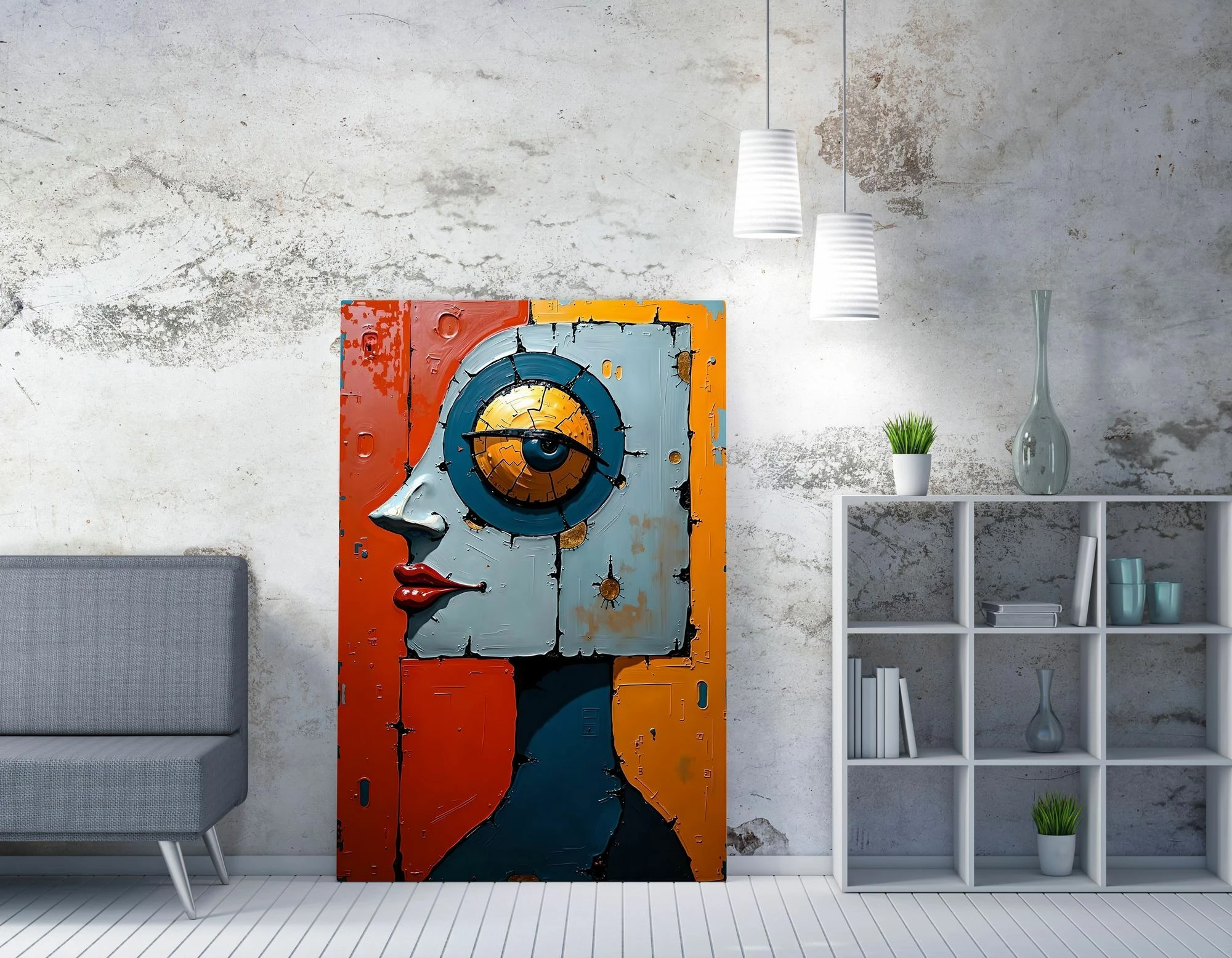 Pikturë dekorative në kanavacë Wallity, WY436, 50x70cm