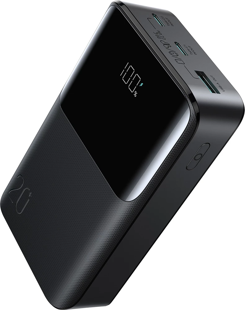 Powerbank Joyroom JR-QP192 Star Series Mini 20000mAh 22.5W me ekran digjital, e zezë