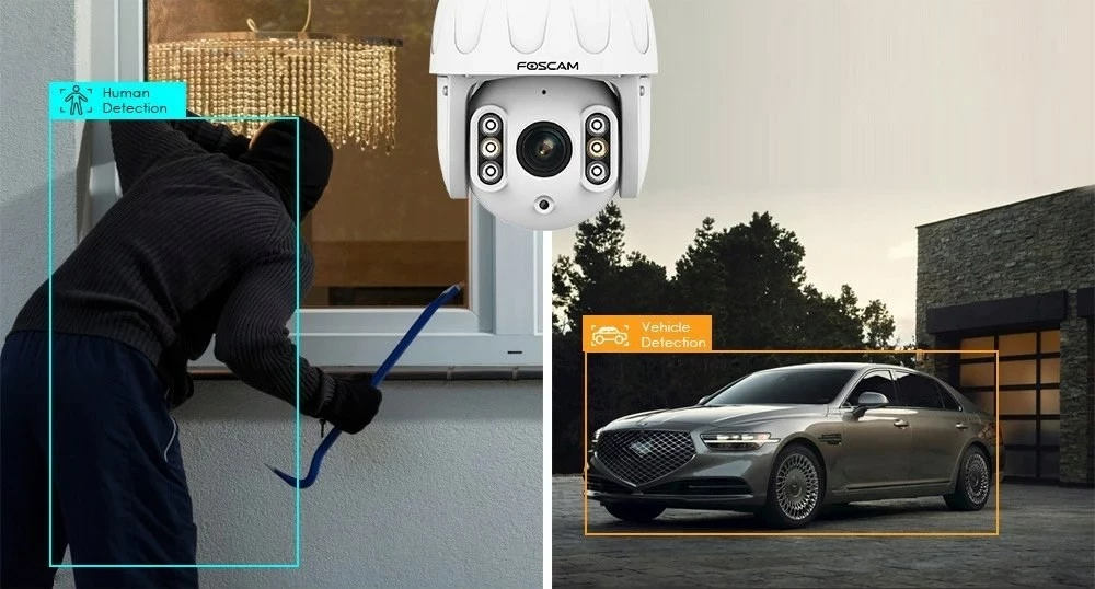 Kamerë IP Foscam SD8EP 8MP, Bardhë