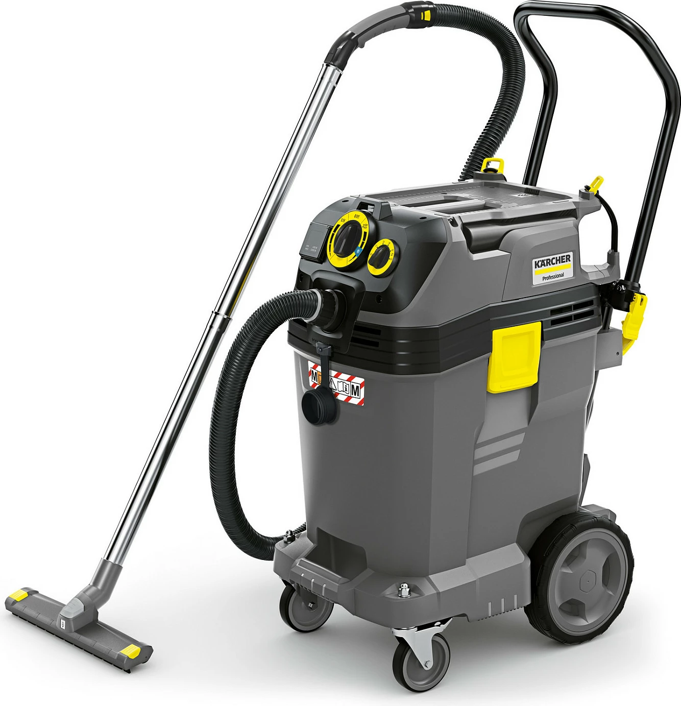 Fshesë me korrent industriale Kärcher NT 50/1 Tact Te M, 50L, 1380W, wet & dry, e zezë/gri