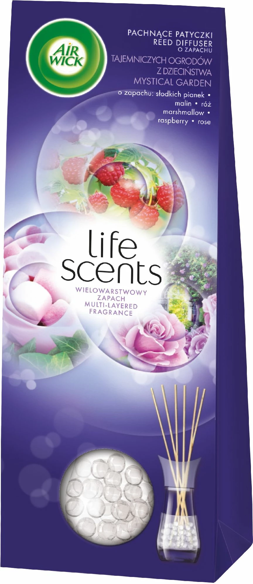 Difuzor me shkopinj aromatik Air Wick Life Scents Mysterious Gardens from Childhood 30 ml