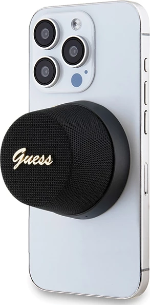 Altoparlant Bluetooth Guess Magnetic Script Metal, MagSafe, 1200mAh, i zi