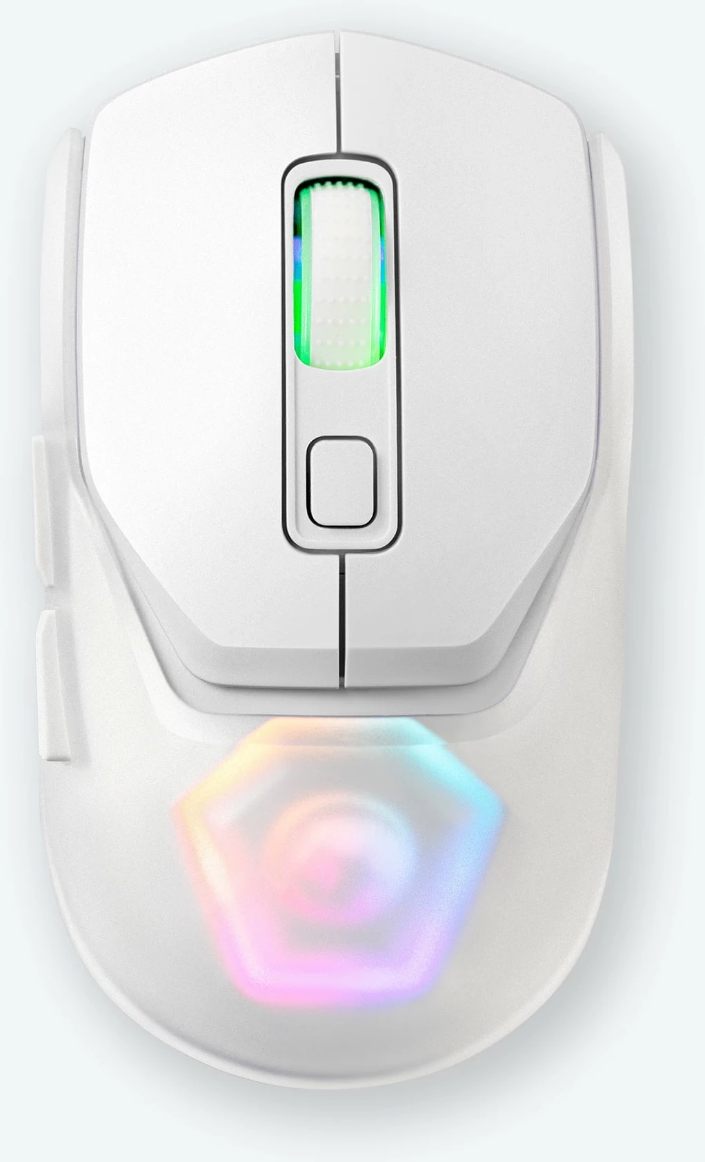 Maus gaming Marvo Fit Pro G1, wireless, RGB, 19000 DPI, i bardhë