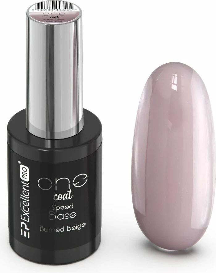Bazë për thonj për femra Excellent PRO One Coat Speed Base Hybrid Covering Base Burned Beige, 11g