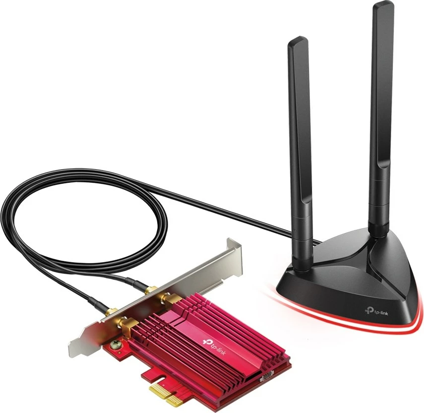 Adapter Wi-Fi TP-Link Archer TX3000E, i kuq