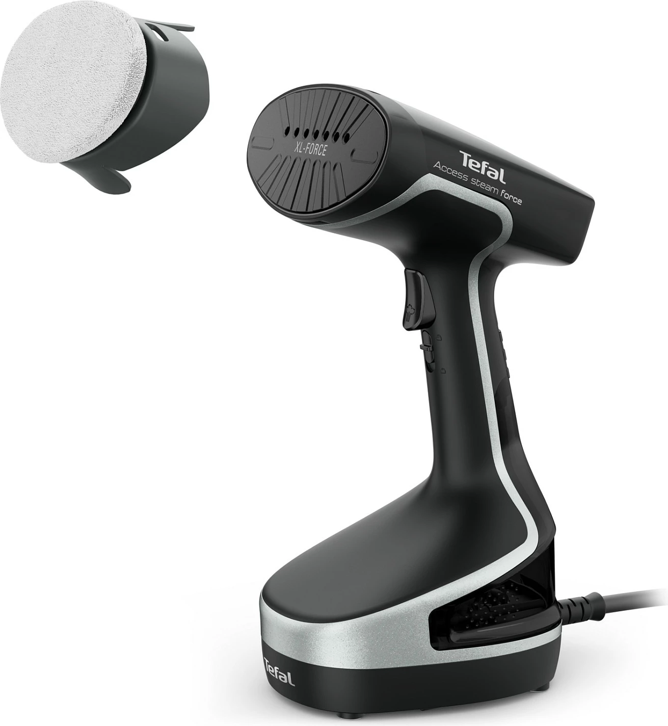 Hekur me avull Tefal Access Steam Force DT8270E1, 2000W, depozitë 0.2L, i zi