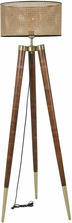 Llambë dyshemeje Opviq, 8578-11, bezhë dhe arre, 160 cm