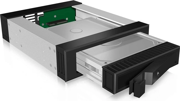 Kasetë ICY BOX IC Intracom, 1x 3.5/2.5" SATA/SAS në 1x SATA Host, 5.25", e zezë