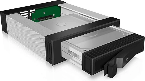Kasetë ICY BOX IC Intracom, 1x 3.5/2.5" SATA/SAS në 1x SATA Host, 5.25", e zezë