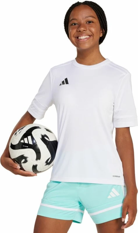 Maicë për fëmijë adidas, e bardhë [Madhësia: 116 cm]