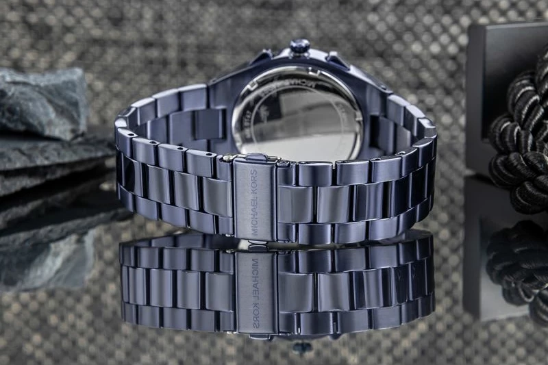 Orë dore për meshkuj Michael Kors, blu