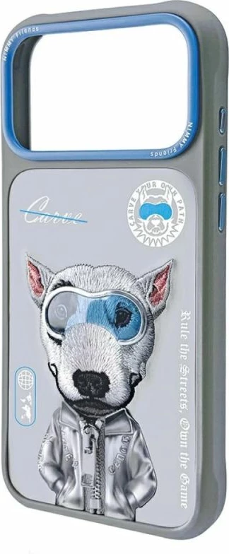Kutia mbrojtëse Nimmy Cool&Cute 2.0 për iPhone 17 Pro, gri