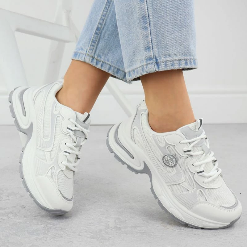 Këpucë femra Big Star, të bardha