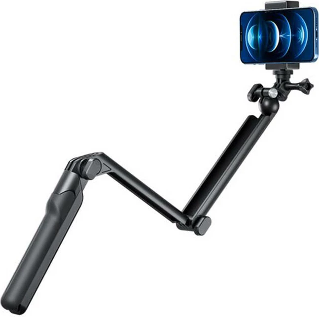 Selfie stick tripod Telesin TE-TRP-009, 22-55cm, për telefona, i zi
