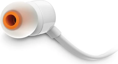 Kufje JBL Tune T110, me mikrofon, me kabllo 3.5mm, e bardhë