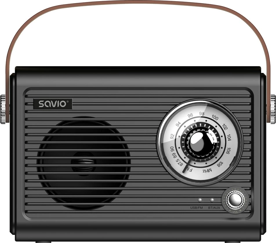 Radio portabile Savio RS-01, FM, USB, e zezë