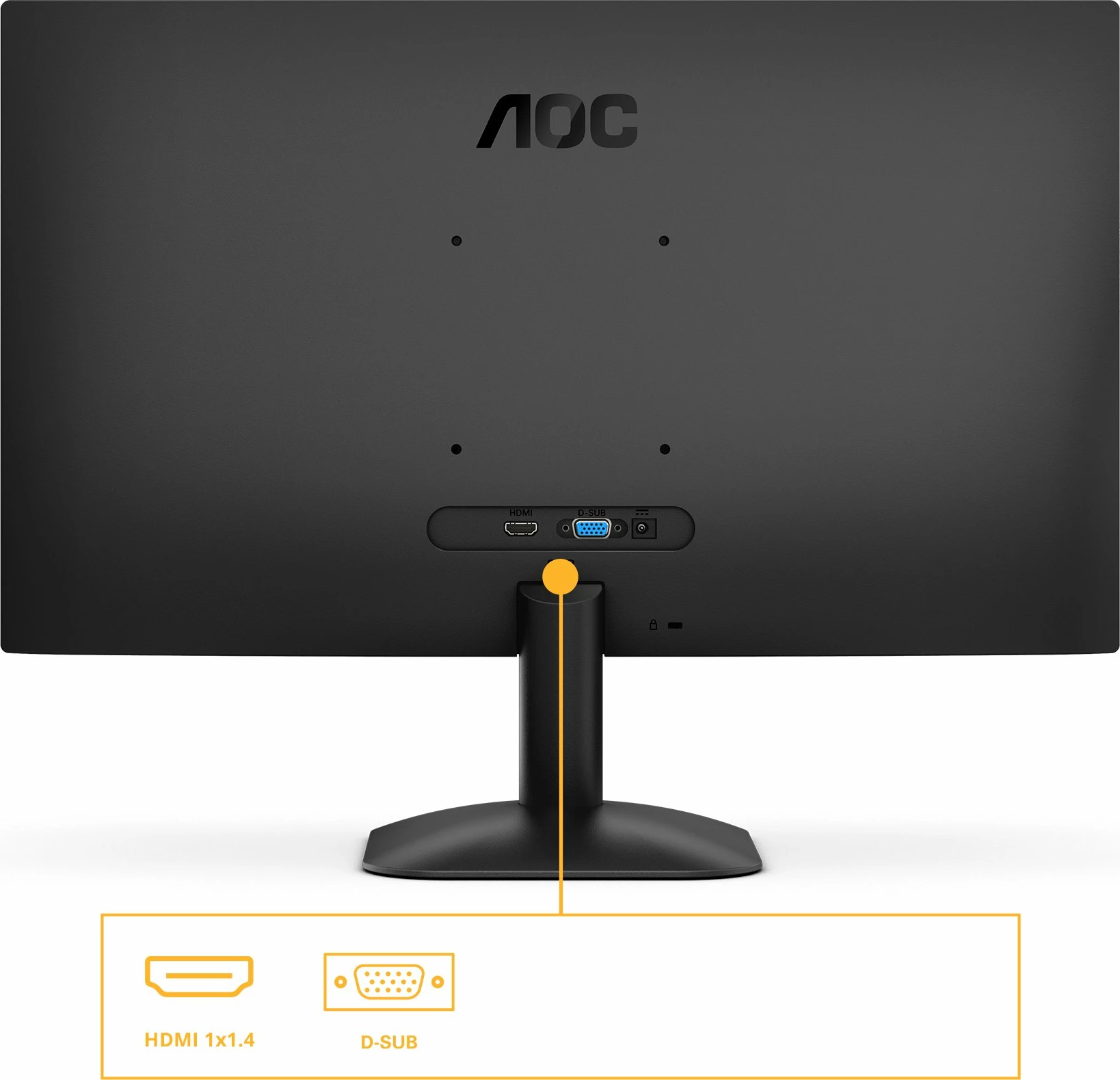 Monitor AOC 24B31H 23.8\" IPS Full HD 120Hz Adaptive-Sync, zi