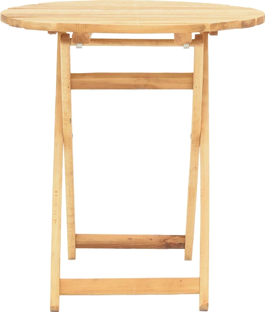 Tavolinë Letna dru ahu masiv, ngjyrë natyrale, D60x74.5cm