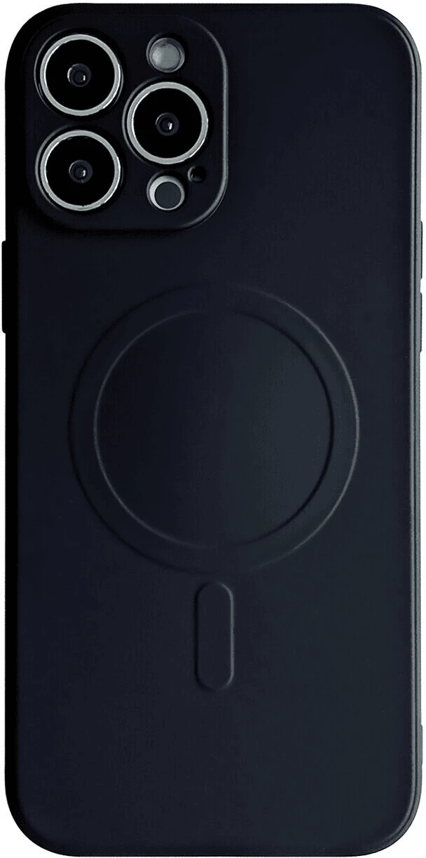 Mbështjellës ONASI 16085 MagSafe për iPhone 14 Plus, silikon mat, e zezë matte