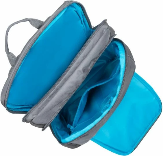 Çantë shpine për laptop RivaCase 7569 17.3", water resistant, RPET, Gri