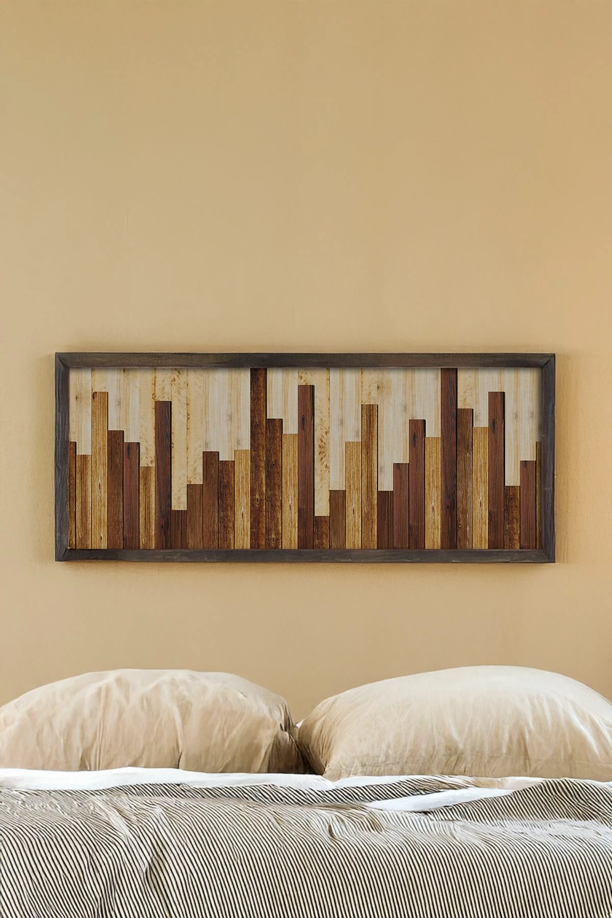 Pikturë dekorative me kornizë druri, MDF, shumëngjyrëshe, Wallity, Artsmdfyty39-12050, 50x120cm