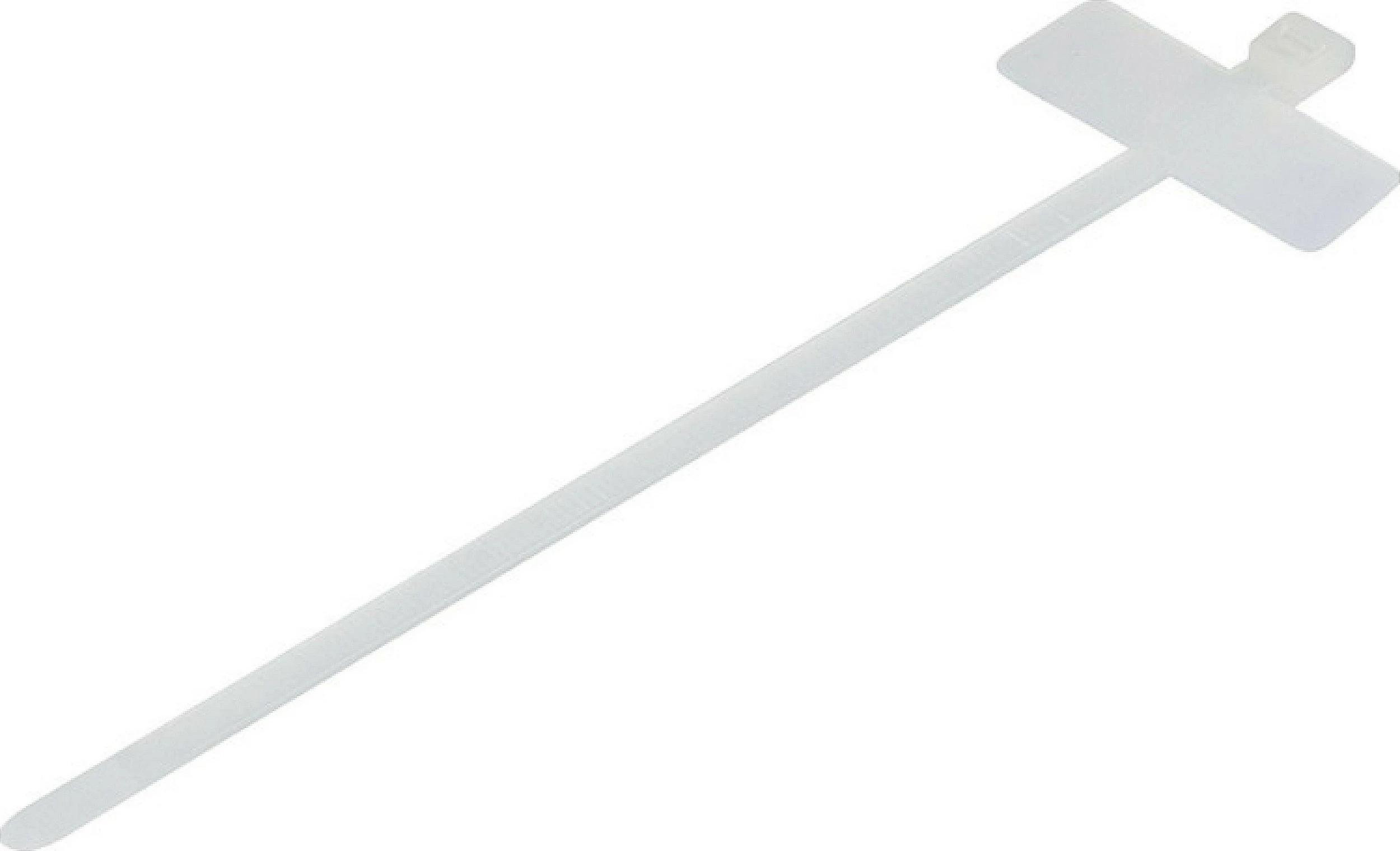 Lidhëse kabllosh Synergy21 ALLNET 19zbh, 100x2.5mm, me sipërfaqe shënimi, 100 copë, transparente