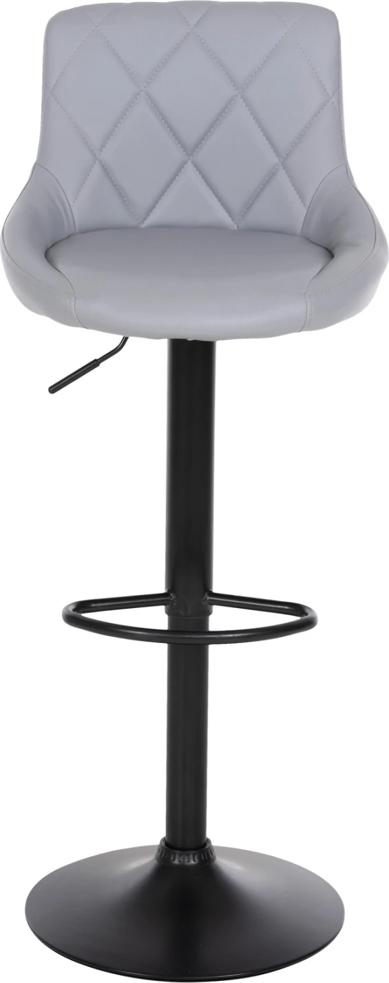 Karrige për bar ROSE, FH204.10, gri PU, pezullim Φ44x85-107Hcm