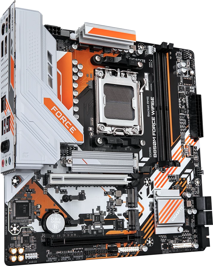 Pllakë amë GIGABYTE B850M FORCE WIFI6E AM5, 2xDDR5, WiFi 6E, mATX