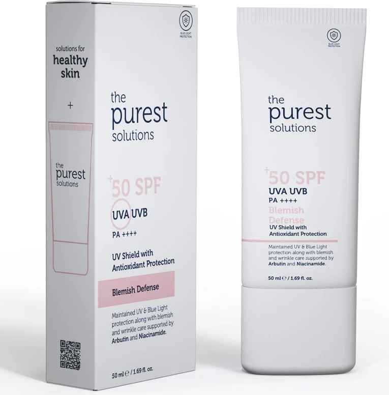 Krem kundër njollave The Purest Solutions SPF 50+ Blemish Defense, 50 ml