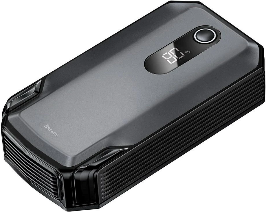 Jump starter Baseus Power Starter 20000mAh, 12V, 2000A/1000A, me kapëse krokodili, e zezë