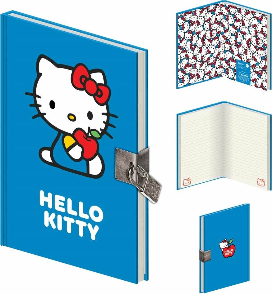 Fletore Pyramid International Hello Kitty A5 Premium me bravë, kaltër