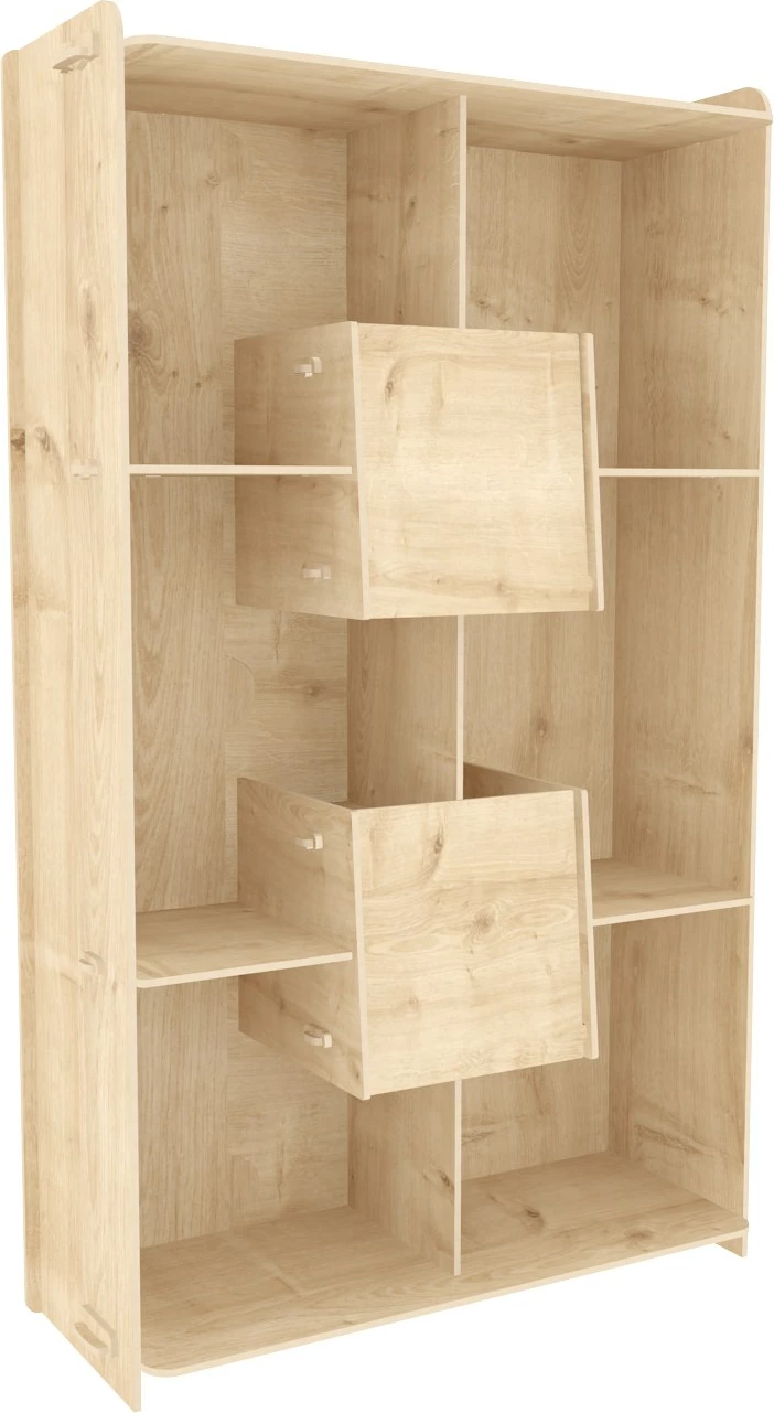 Raft librash Skye Decor, ngjyrë pana-lisi