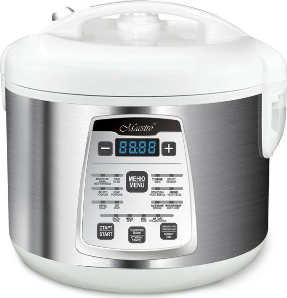 Multicooker Feel-Maestro MR-792, 5L, 17 programe, 700W, argjendtë/bardhë