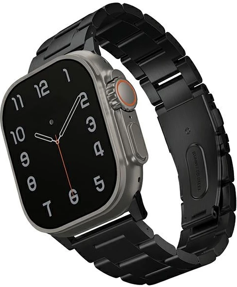 Rrip çeliku për Apple Watch UNIQ Osta, 42/44/45/49mm, i zi