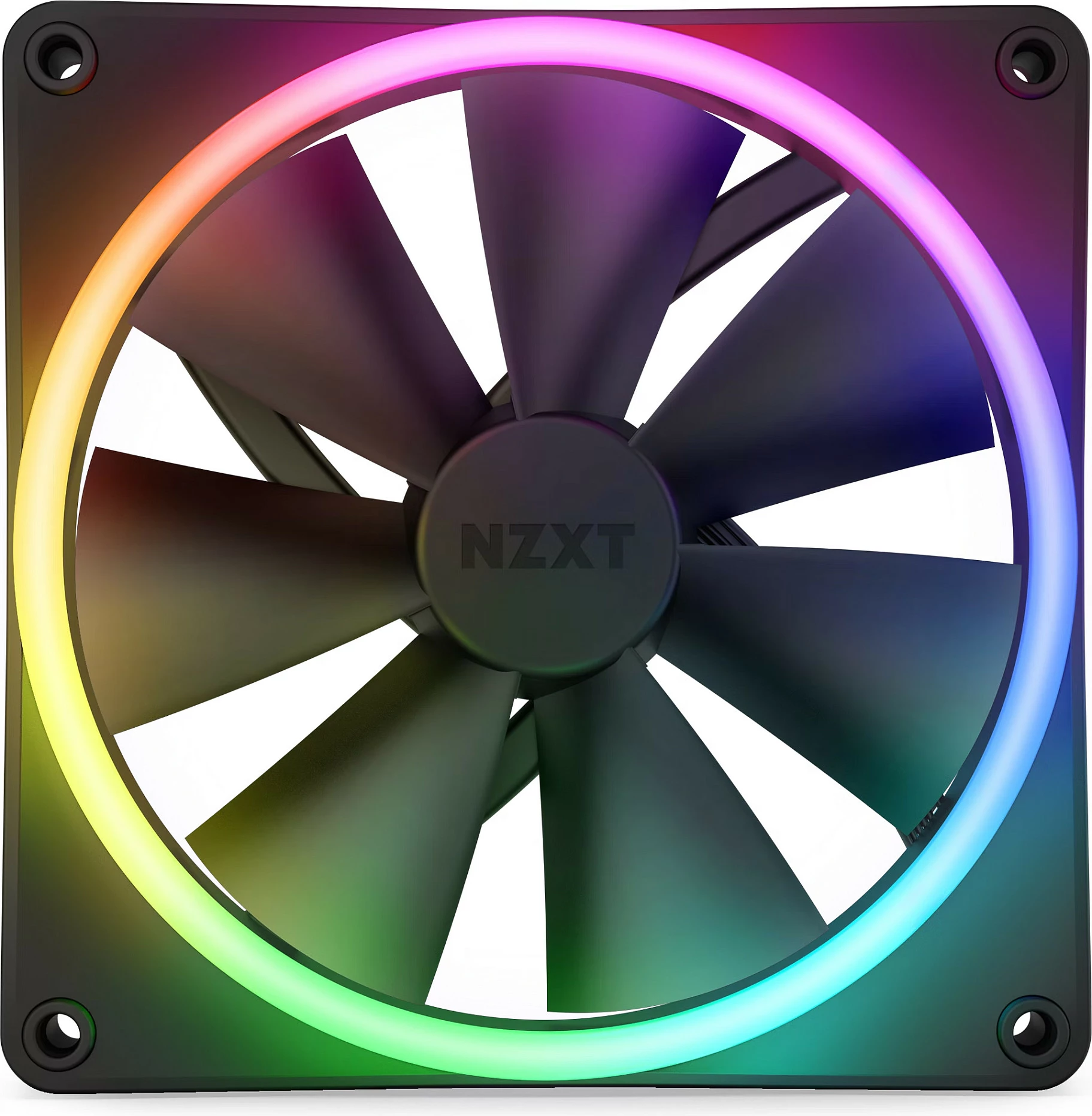 Ventilator kase NZXT F120 RGB DUO, 120mm, PWM 500-1800 RPM, RGB, i zi