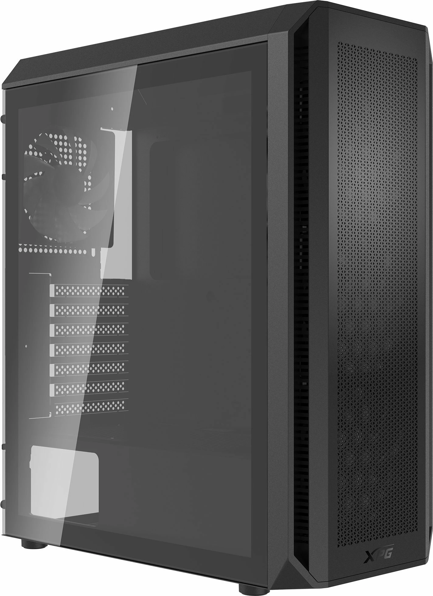 Kasë XPG Valor Air Plus VALORAIRPLUSMTA-BKCWW Midi Tower ATX/Micro-ATX/Mini-ITX me ARGB, me 4x 120mm ventilatorë, e zezë