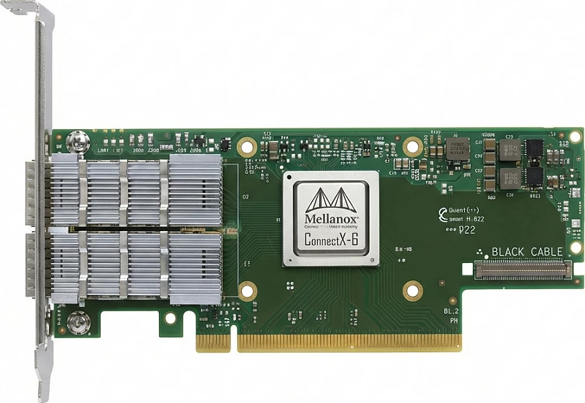Kartelë rrjeti NVIDIA Mellanox ConnectX-6 VPI MCX653106A-HDAT, 2x200Gb, QSFP56